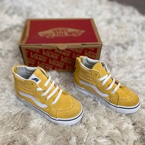 Toddler Yellow Vans size 9